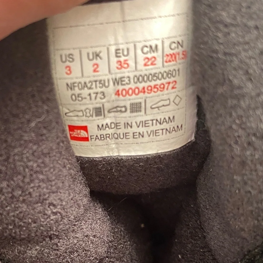 The North Face Thermoball Shellista suede and nylon black waterproof boots